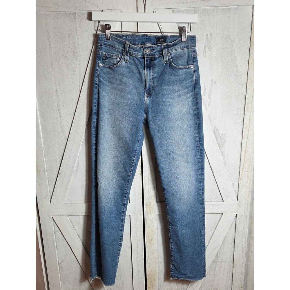 AG Jeans By Adriano Goldschmied Mari Mid Rise Slim Straight Jeans Size 27